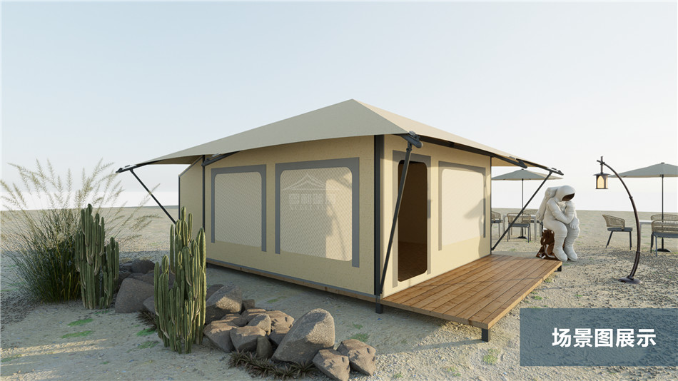 沙漠腹地的生命之舟——极端环境中户外酒店帐篷建造实战记录